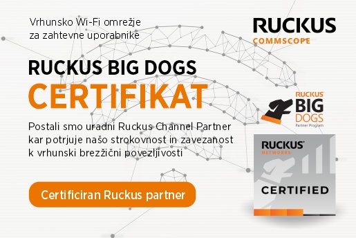Ruckus Channel Partner certifikat